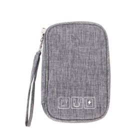 Travel Cable Organizer Bag, Electronic Accessories Case with Zipper, Portable Electronic Storage Bag, for Cord Phone Charger Flash Drive Phone SD Card