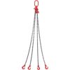 VEVOR Chain Sling, 11000 lbs Weight Capacity, 5/16'' x 5' G80 Lifting Chain with Grab Hooks, DOT Certified