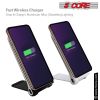5 Core Fast Wireless Charger 2 Pieces/Qi-Certified 10W Fast Wireless Charging Station with Sleep-Friendly Adaptive Light/Compatible with Samsung Galax