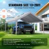 VEVOR Carport Replacement Canopy Cover 13 x 20 ft, Garage Top Tent Shelter Tarp Heavy-Duty Waterproof & UV Protected