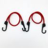 Hyper Tough 2-Pack 24 inch Standard Bungee Cords, Rubber, Red, 0.3 oz
